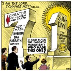 Karikatur Sabat alkitabiah dan tradisi manusia